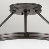 Plafonnier Collier Noir et blanc 3x40W ELSTEAD LIGHTING HK-COLLIER-SF-S-BX
