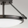 Plafonnier Collier Noir et blanc 3x40W ELSTEAD LIGHTING HK-COLLIER-SF-S-BX