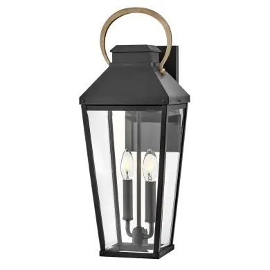Applique Dawson Noir, bronze et transparent 2x40W ELSTEAD LIGHTING HK-DAWSON-L