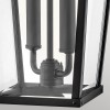 Applique Dawson Noir, bronze et transparent 2x40W  HK-DAWSON-L
