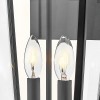 Applique Dawson Noir, bronze et transparent 2x40W  HK-DAWSON-L