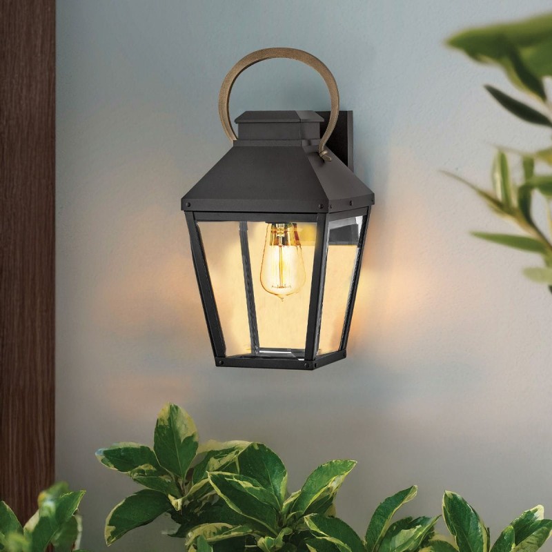 Applique Dawson Noir, bronze et transparent 60W ELSTEAD LIGHTING HK-DAWSON-M
