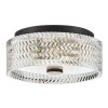 Plafonnier Elle Noir et transparent 2x60W ELSTEAD LIGHTING HK-ELLE-F-S-BK