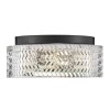 Plafonnier Elle Noir et transparent 2x60W ELSTEAD LIGHTING HK-ELLE-F-S-BK