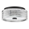 Plafonnier Elle Noir et transparent 2x60W ELSTEAD LIGHTING HK-ELLE-F-S-BK