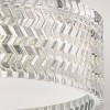 Plafonnier Elle Chrome et transparent 2x60W ELSTEAD LIGHTING HK-ELLE-F-S-CM