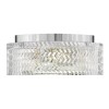 Plafonnier Elle Chrome et transparent 2x60W ELSTEAD LIGHTING HK-ELLE-F-S-CM