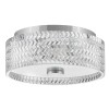 Plafonnier Elle Chrome et transparent 2x60W ELSTEAD LIGHTING HK-ELLE-F-S-CM