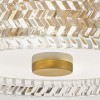 Plafonnier Elle Laiton et transparent 2x60W ELSTEAD LIGHTING HK-ELLE-F-S-HB