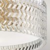 Plafonnier Elle Laiton et transparent 2x60W ELSTEAD LIGHTING HK-ELLE-F-S-HB