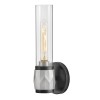 Applique Ellison Noir, nickel et transparent 40W ELSTEAD LIGHTING HK-ELLISON1-BK-BN