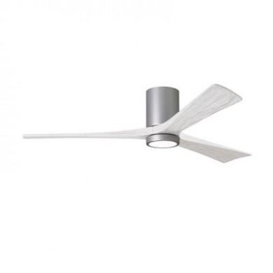 Ventilateur Plafonnier avec lampe Irene 152cm Chromé Blanc ATLAS FAN IR3HLK-BN-MWH-60