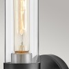 Applique Ellison Noir, nickel et transparent 40W ELSTEAD LIGHTING HK-ELLISON1-BK-BN
