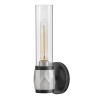 Applique Ellison Noir, nickel et transparent 40W ELSTEAD LIGHTING HK-ELLISON1-BK-BN