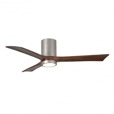 Ventilateur de plafond Irene-3H 106cm Nickel Noyer ATLAS FAN IR3H-BN-WA-42