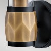 Applique Ellison Noir, laiton et transparent 40W ELSTEAD LIGHTING HK-ELLISON1-BK-HB