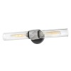 Applique Ellison Noir, nickel et transparent 2x40W ELSTEAD LIGHTING HK-ELLISON2-BK-BN