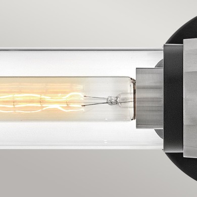 Applique Ellison Noir, nickel et transparent 2x40W ELSTEAD LIGHTING HK-ELLISON2-BK-BN