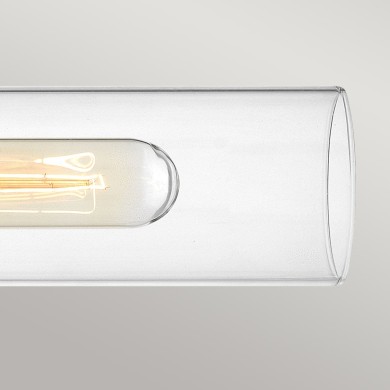 Applique Ellison Noir, nickel et transparent 2x40W ELSTEAD LIGHTING HK-ELLISON2-BK-BN
