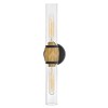 Applique Ellison Noir, laiton et transparent 2x40W ELSTEAD LIGHTING HK-ELLISON2-BK-HB