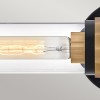 Applique Ellison Noir, laiton et transparent 2x40W ELSTEAD LIGHTING HK-ELLISON2-BK-HB