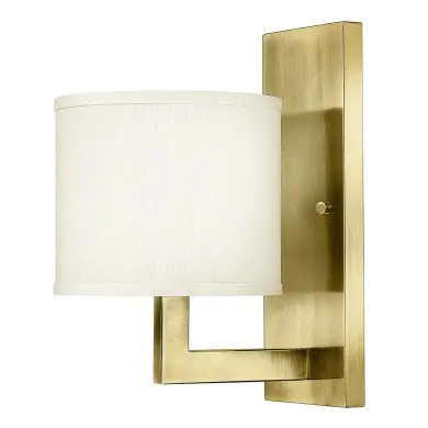 Applique Hampton Laiton et blanc 60W ELSTEAD LIGHTING HK-HAMPTON1-BB