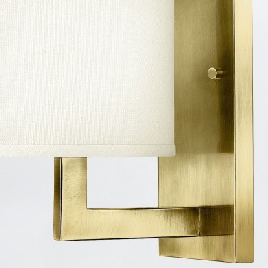 Applique Hampton Laiton et blanc 60W ELSTEAD LIGHTING HK-HAMPTON1-BB