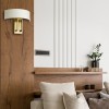 Applique Hampton Laiton et blanc 2x40W ELSTEAD LIGHTING HK-HAMPTON2-BB