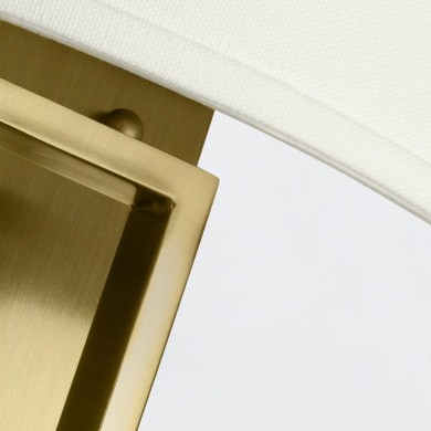 Applique Hampton Laiton et blanc 2x40W ELSTEAD LIGHTING HK-HAMPTON2-BB