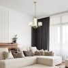 Lustre Hampton Laiton et blanc 4x60W ELSTEAD LIGHTING HK-HAMPTON4-BB