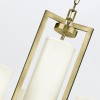Lustre Hampton Laiton et blanc 4x60W ELSTEAD LIGHTING HK-HAMPTON4-BB