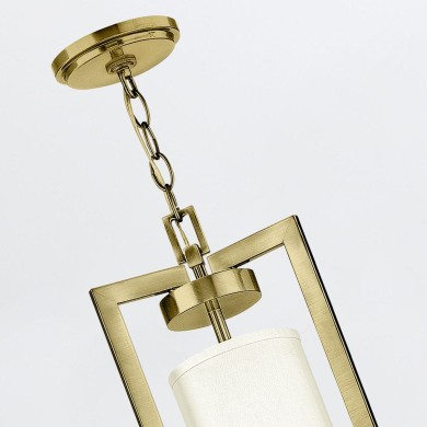 Lustre Hampton Laiton et blanc 4x60W ELSTEAD LIGHTING HK-HAMPTON4-BB