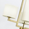 Lustre Hampton Laiton et blanc 4x60W ELSTEAD LIGHTING HK-HAMPTON4-BB
