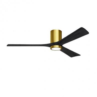 Ventilateur Plafond avec lampe Irene-3HLK 152cm Laiton Noir ATLAS FAN IR3HLK-BRBR-BK-60