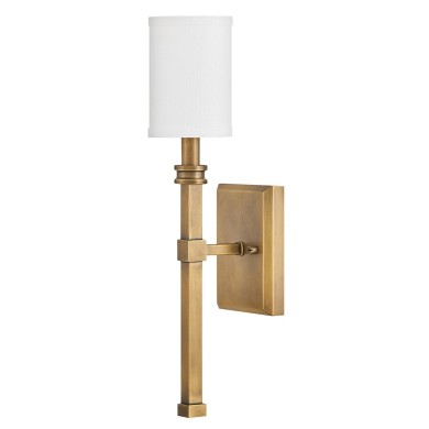 Applique Moore Laiton, ivoire et blanc 40W ELSTEAD LIGHTING HK-MOORE-WB1-HB