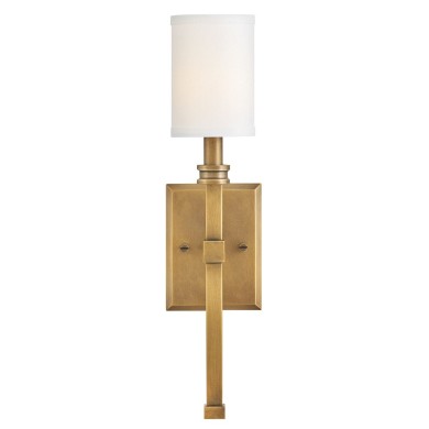 Applique Moore Laiton, ivoire et blanc 40W ELSTEAD LIGHTING HK-MOORE-WB1-HB