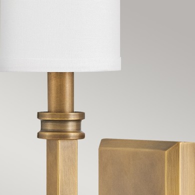 Applique Moore Laiton, ivoire et blanc 40W ELSTEAD LIGHTING HK-MOORE-WB1-HB