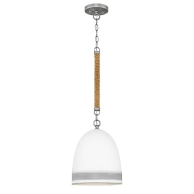 Suspension Nash Nickel, blanc 60W ELSTEAD LIGHTING HK-NASH-P-AN