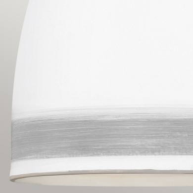Suspension Nash Nickel, blanc 60W ELSTEAD LIGHTING HK-NASH-P-AN