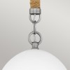 Suspension Nash Nickel, blanc 60W ELSTEAD LIGHTING HK-NASH-P-AN