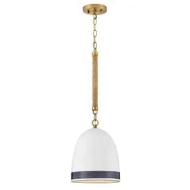 Suspension Nash Laiton, blanc 60W ELSTEAD LIGHTING HK-NASH-P-HB