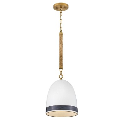 Suspension Nash Laiton, blanc 60W ELSTEAD LIGHTING HK-NASH-P-HB