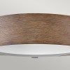 Plafonnier Sawyer Bois 3x40W ELSTEAD LIGHTING HK-SAWYER-F-M-SQ