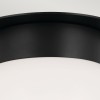 Plafonnier Albers Noir et opale 40W rond ELSTEAD LIGHTING KL-ALBERS-F-G-BK