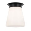 Plafonnier Albers Noir et opale 40W ELSTEAD LIGHTING KL-ALBERS-F-T-BK
