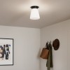 Plafonnier Albers Noir et opale 40W ELSTEAD LIGHTING KL-ALBERS-F-T-BK