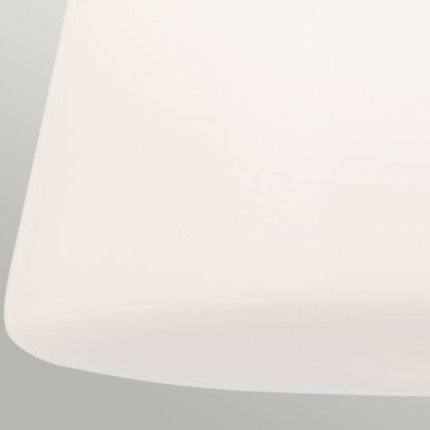 Plafonnier Albers Noir et opale 40W ELSTEAD LIGHTING KL-ALBERS-F-T-BK