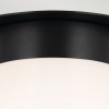 Plafonnier Albers Noir et opale 40W ELSTEAD LIGHTING KL-ALBERS-F-T-BK