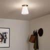 Plafonnier Albers Bronze et opale 40W ELSTEAD LIGHTING KL-ALBERS-F-T-CPZ