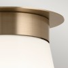 Plafonnier Albers Bronze et opale 40W ELSTEAD LIGHTING KL-ALBERS-F-T-CPZ